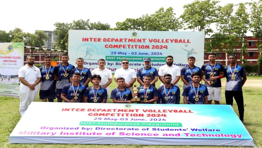 Champion in Inter-Department Volleyball Competition 2024